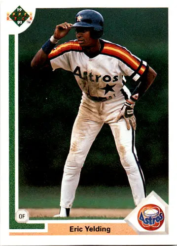 1991 Upper Deck #197 Eric Yelding NM Near Mint Astros ID:45981 - Baseball Card Single