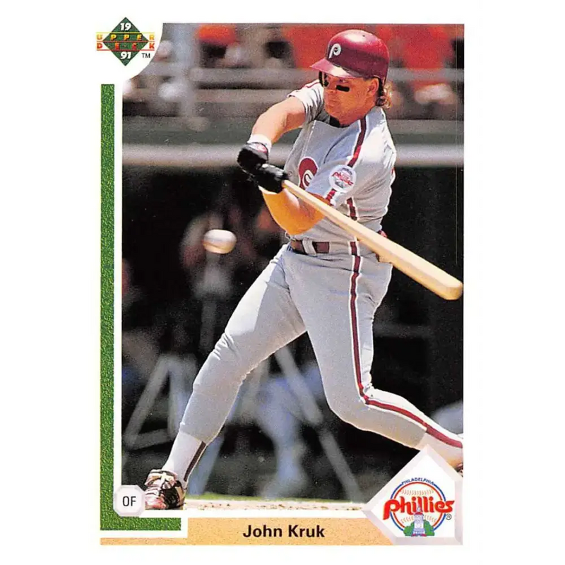 1991 Upper Deck #199 John Kruk NM-MT Philadelphia Phillies Baseball Card - Baseball Card Single
