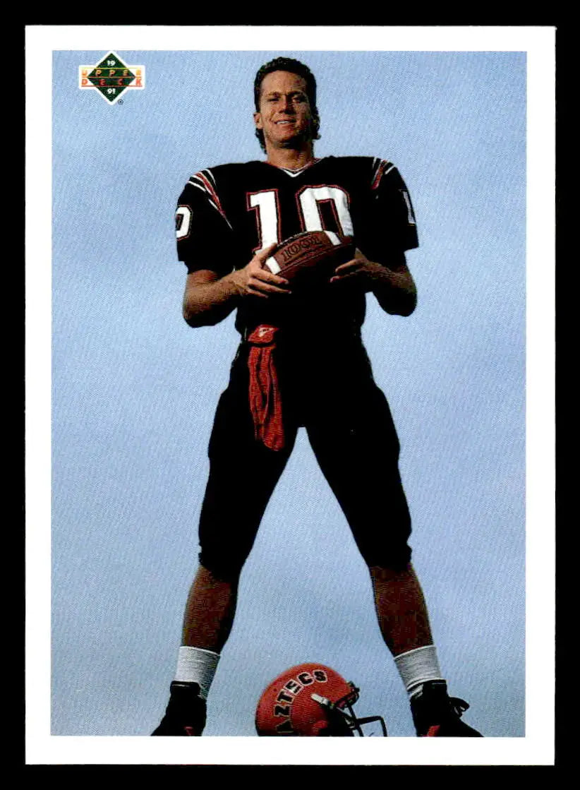 1991 Upper Deck #1b Star Rookie Checklist (Dan McGwire) - Football Card Single