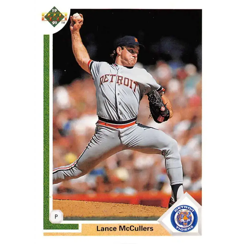 1991 Upper Deck #203 Lance McCullers EX Excellent Detroit Tigers Baseball Card - Baseball Card Single