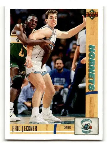 1991 Upper Deck #204 Eric Leckner Charlotte Hornets Basketball Cards ID:55718 - Basketball Card Single