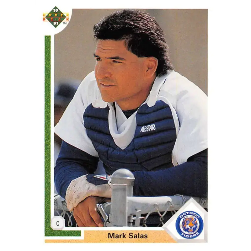 1991 Upper Deck #205 Mark Salas NM-MT Detroit Tigers Baseball Card - Baseball Card Single
