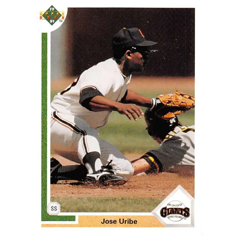 1991 Upper Deck #207 Jose Uribe NM-MT San Francisco Giants Baseball Card - Baseball Card Single