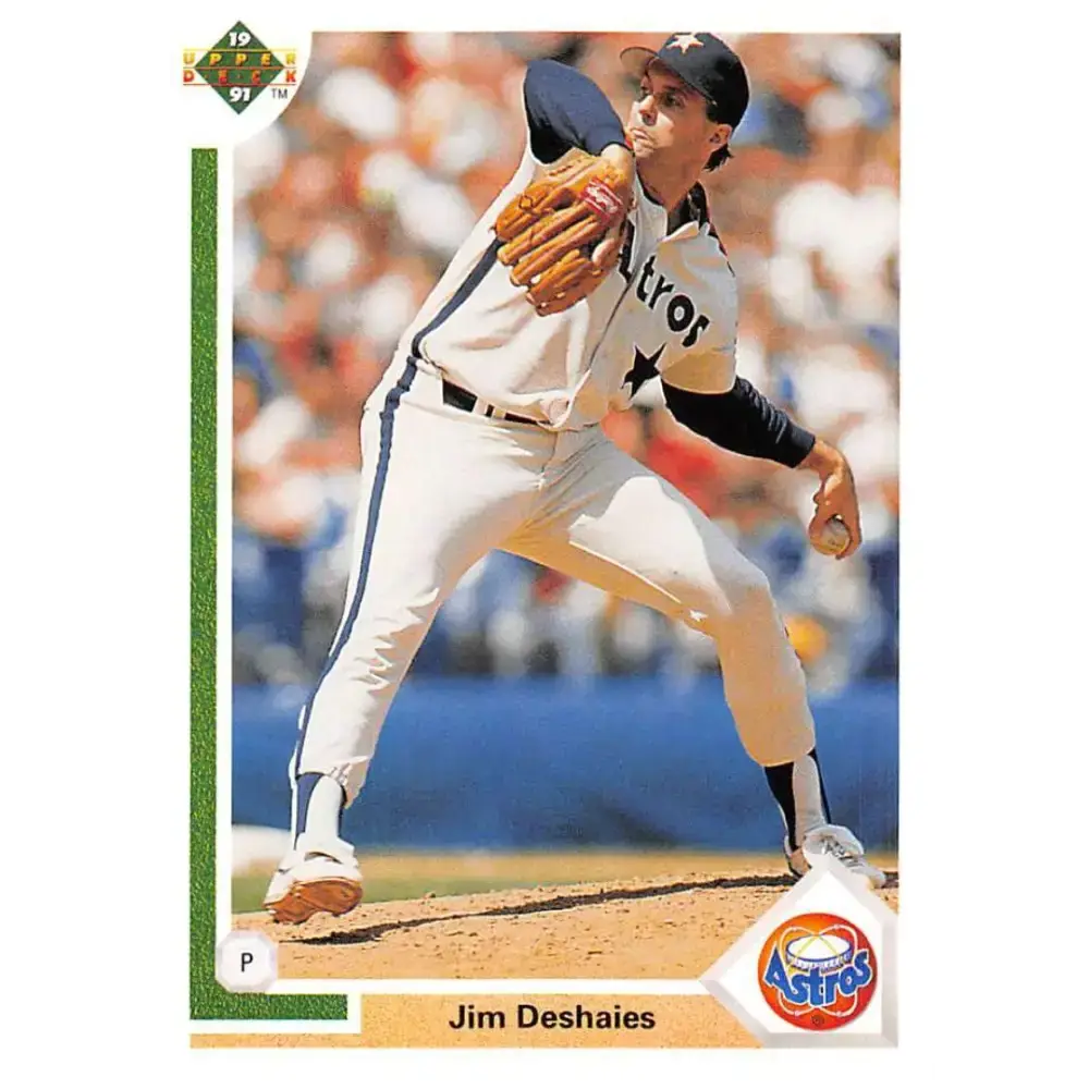 1991 Upper Deck #208 Jim Deshaies NM-MT Houston Astros Baseball Card - Baseball Card Single