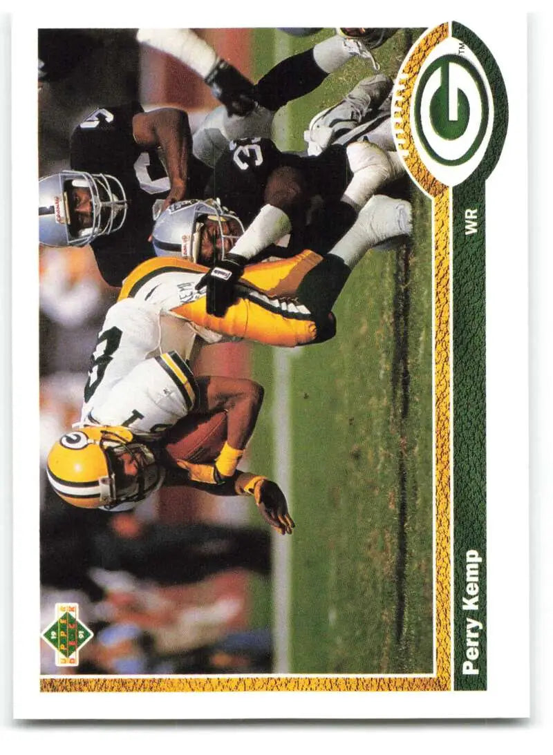 1991 Upper Deck #212 Perry Kemp NM-MT Green Bay Packers Football Card - Football Card Single