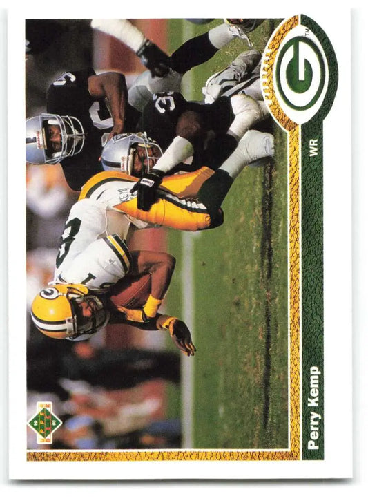 1991 Upper Deck #212 Perry Kemp NM-MT Green Bay Packers Football Card - Football Card Single