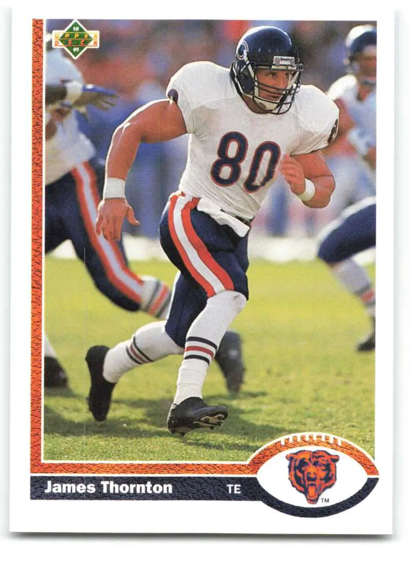 1991 Upper Deck #213 Jim Thornton NM-MT Chicago Bears Football Card - Football Card Single
