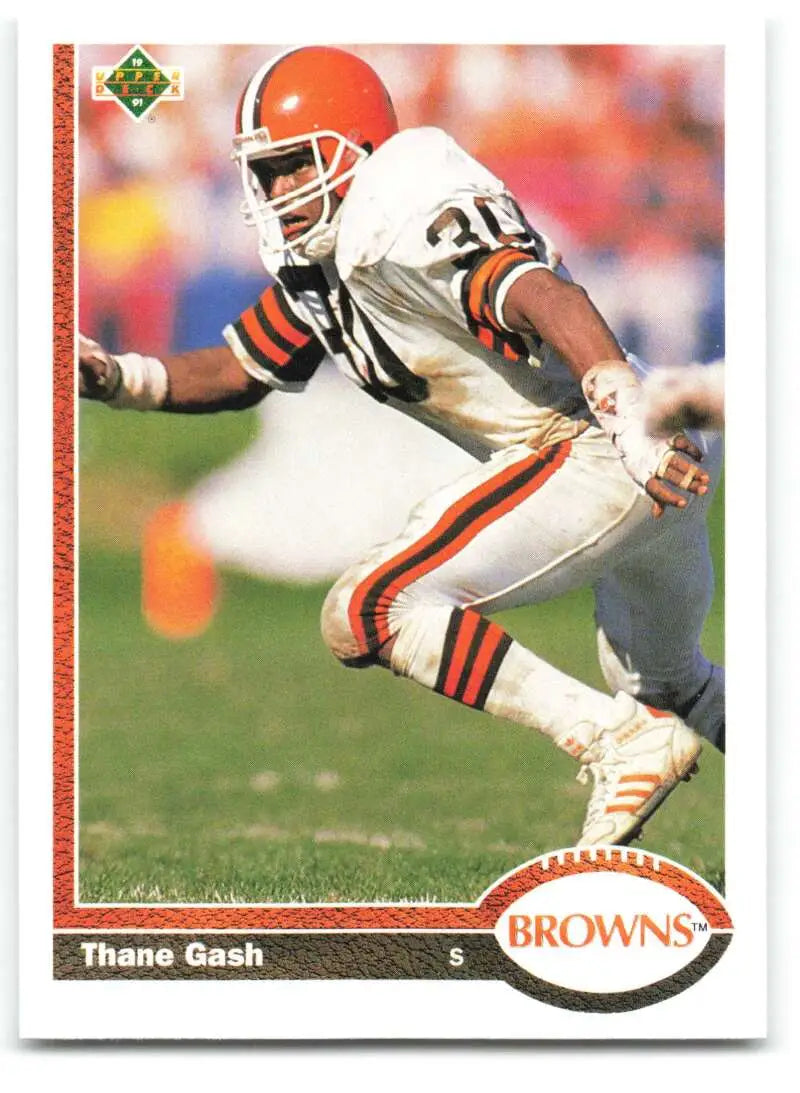 1991 Upper Deck #224 Thane Gash NM-MT Cleveland Browns Football Card - Football Card Single