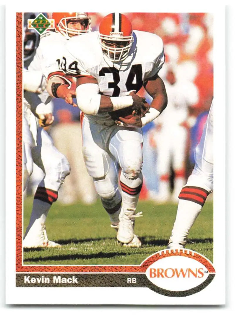 1991 Upper Deck #225 Kevin Mack NM-MT Cleveland Browns Football Card - Football Card Single