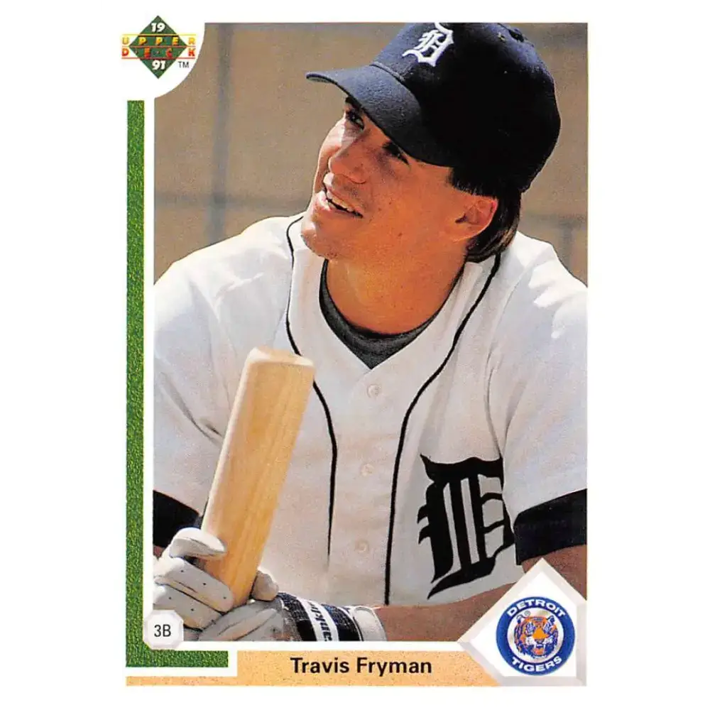 1991 Upper Deck #225 Travis Fryman NM-MT Detroit Tigers Baseball Card - Baseball Card Single