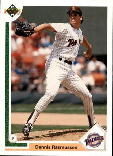 1991 Upper Deck #230 Dennis Rasmussen NM-MT Padres - Baseball Card Single