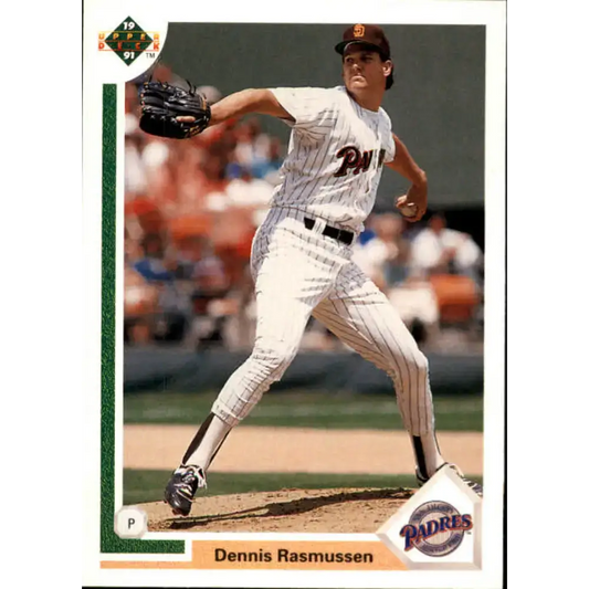 1991 Upper Deck #230 Dennis Rasmussen NM-MT San Diego Padres Baseball Card - Baseball Card Single