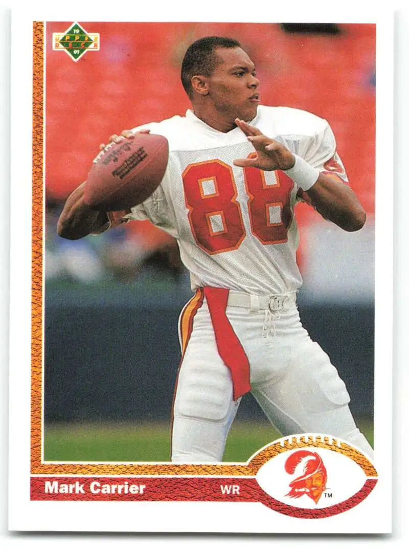 1991 Upper Deck #231 Mark Carrier NM-MT Tampa Bay Buccaneers Football Card - Football Card Single