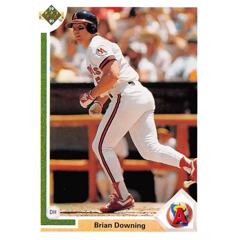 1991 Upper Deck #231b Brian Downing COR NM-MT California Angels Baseball Card - Baseball Card Single