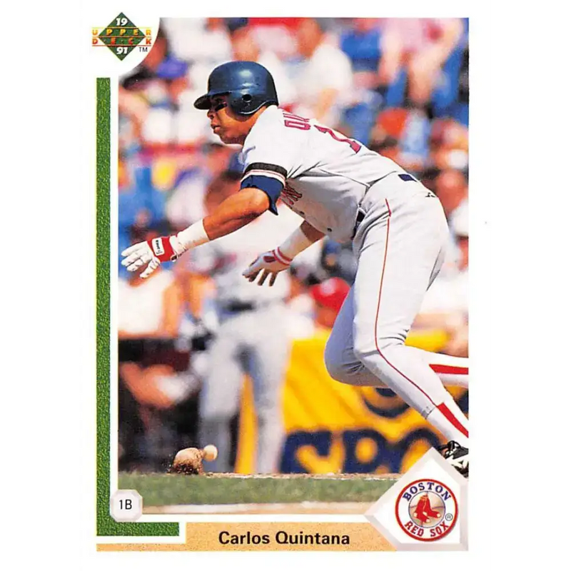1991 Upper Deck #232 Carlos Quintana NM-MT Boston Red Sox Baseball Card - Baseball Card Single