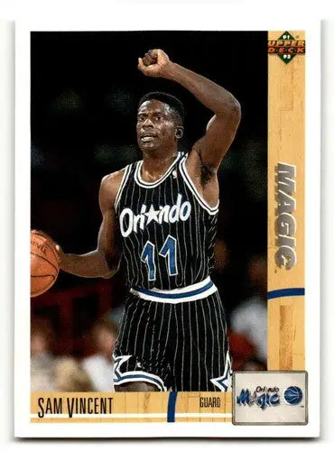 1991 Upper Deck #232 Sam Vincent Orlando Magic Basketball Cards NM N ID:55728 - Basketball Card Single
