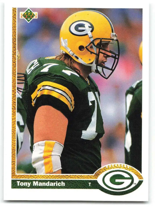 1991 Upper Deck #232 Tony Mandarich NM-MT Green Bay Packers Football Card - Football Card Single
