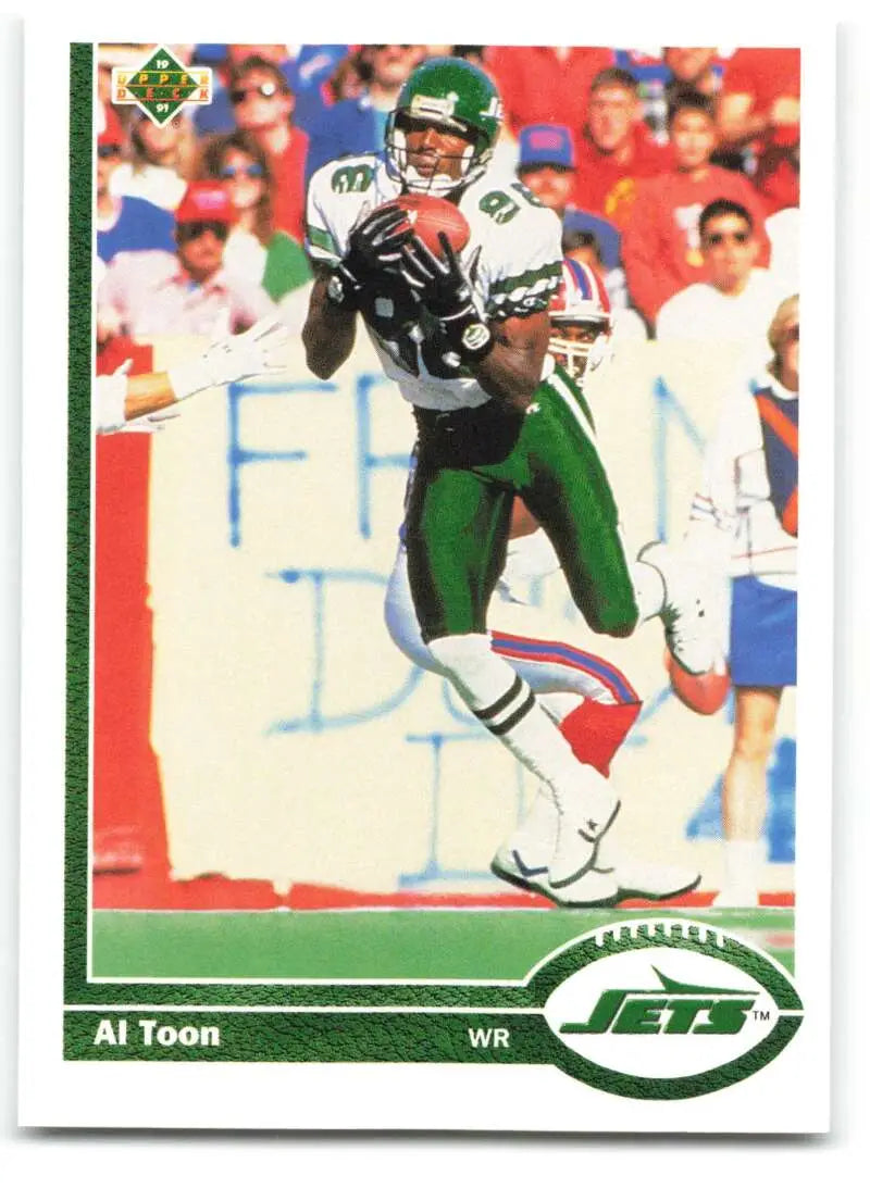 1991 Upper Deck #233 Al Toon NM-MT New York Jets Football Card - Football Card Single