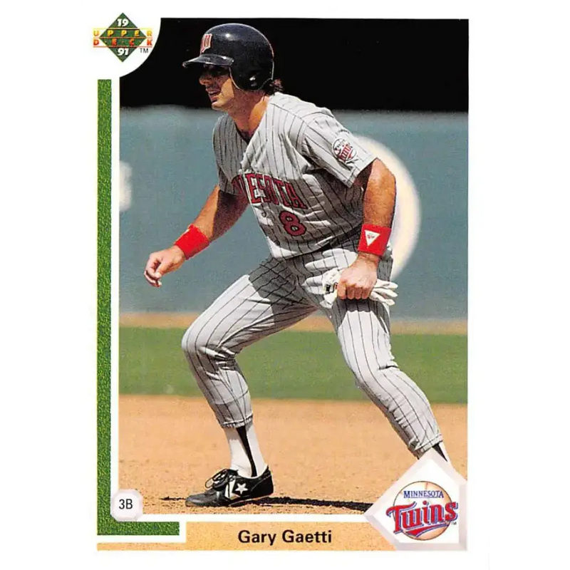 1991 Upper Deck #233 Gary Gaetti EX Excellent Minnesota Twins Baseball Card - Baseball Card Single