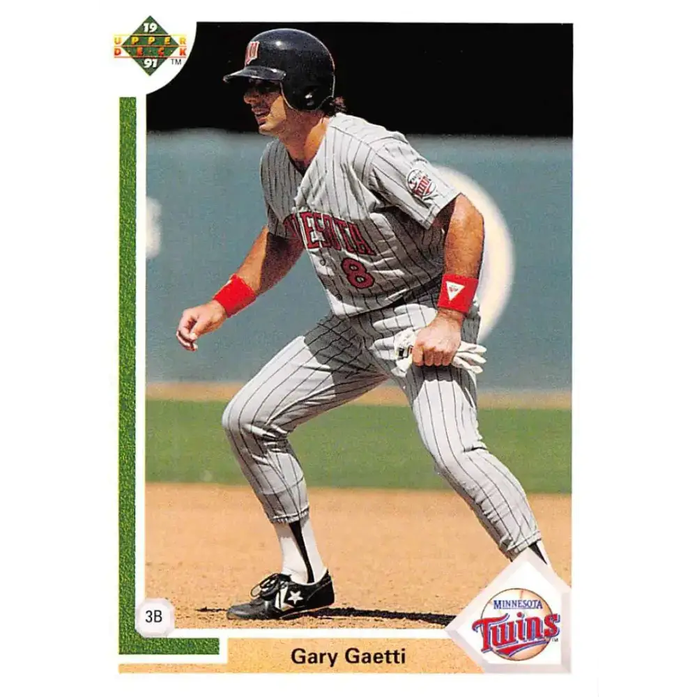 1991 Upper Deck #233 Gary Gaetti NM-MT Minnesota Twins Baseball Card - Baseball Card Single