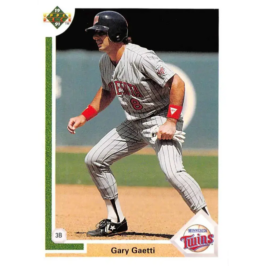 1991 Upper Deck #233 Gary Gaetti NM-MT Minnesota Twins Baseball Card - Baseball Card Single