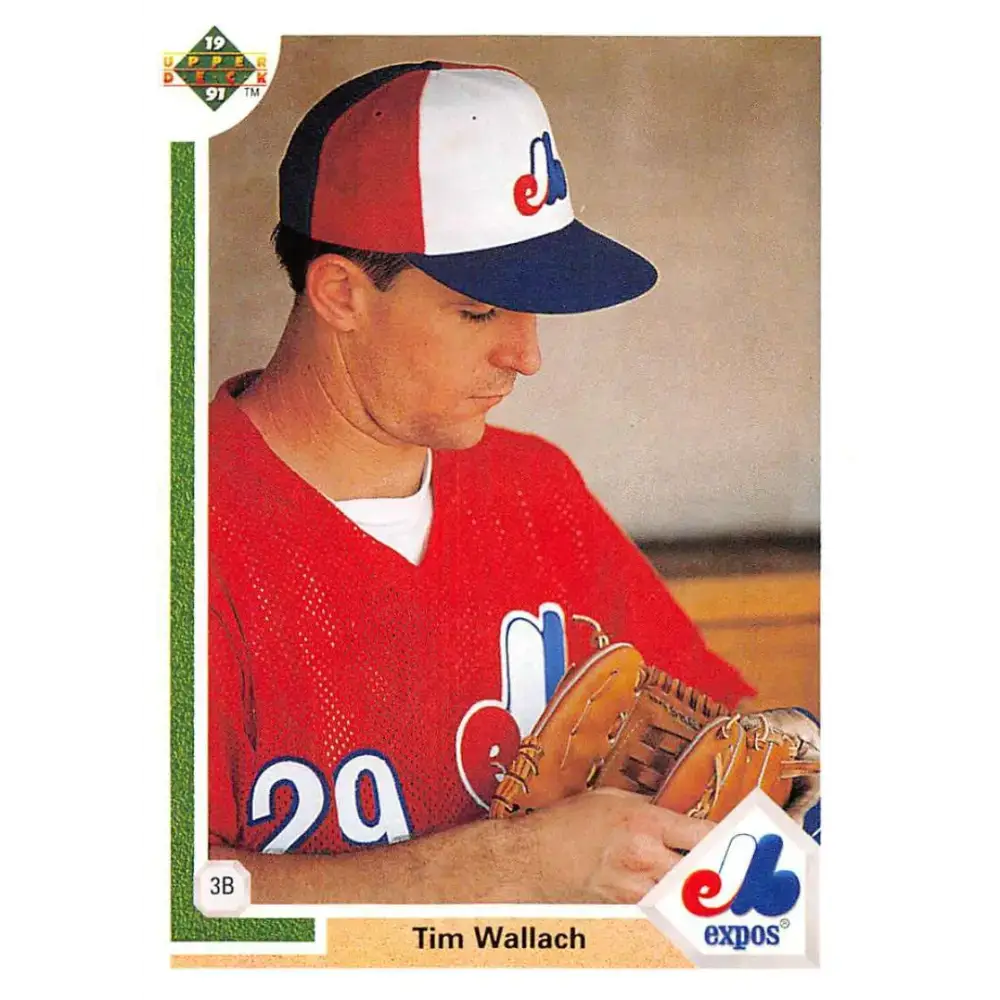 1991 Upper Deck #235 Tim Wallach EX Excellent Montreal Expos Baseball Card - Baseball Card Single