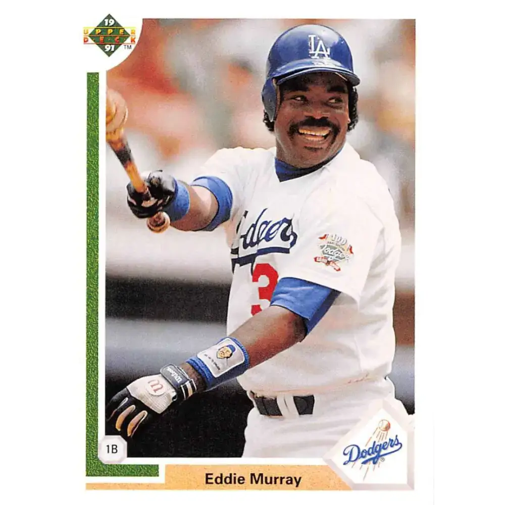 1991 Upper Deck #237 Eddie Murray NM-MT Los Angeles Dodgers Baseball Card - Baseball Card Single