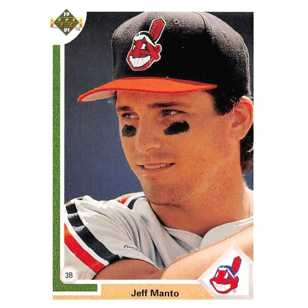 1991 Upper Deck #238 Jeff Manto NM-MT Cleveland Indians Baseball Card - Baseball Card Single
