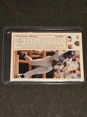 1991 Upper Deck #246 Frank Thomas - Baseball Card Single