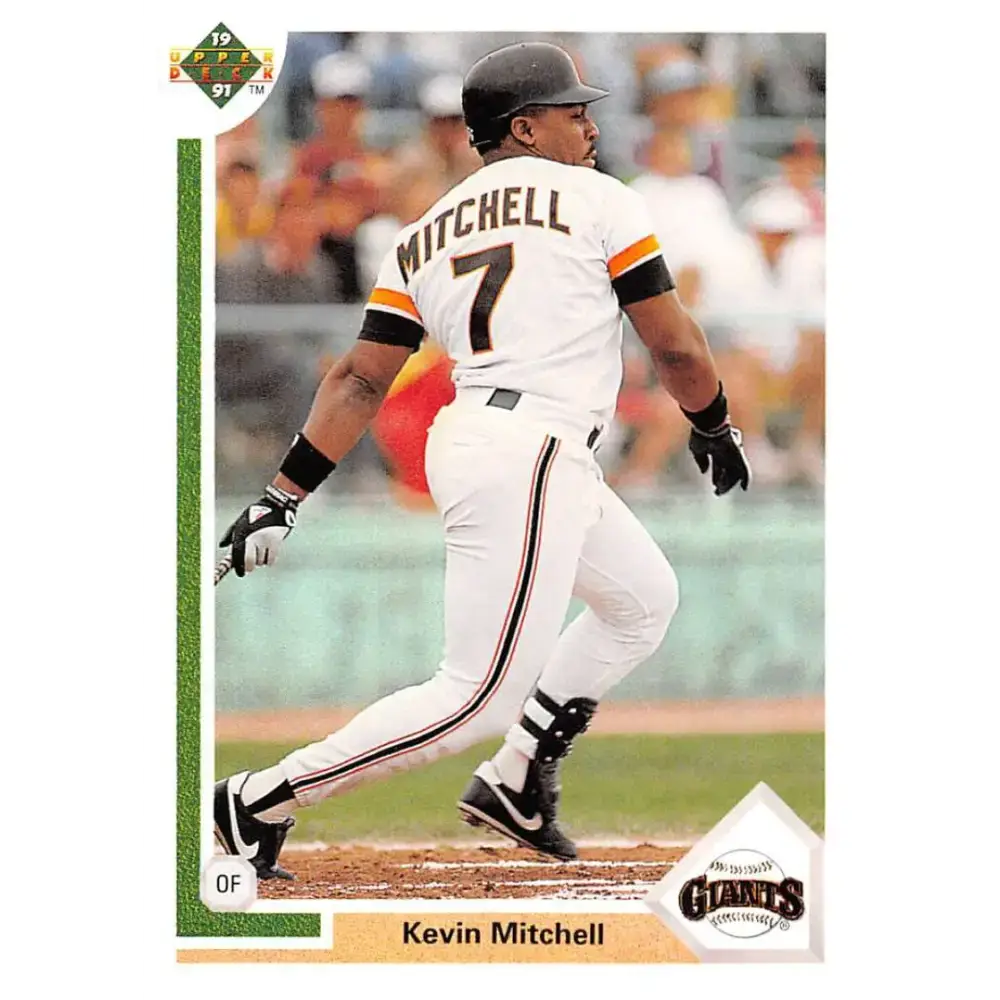 1991 Upper Deck #247 Kevin Mitchell EX Excellent San Francisco Giants Baseball Card - Baseball Card Single