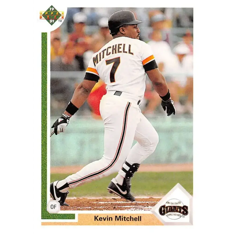 1991 Upper Deck #247 Kevin Mitchell NM-MT San Francisco Giants Baseball Card - Baseball Card Single