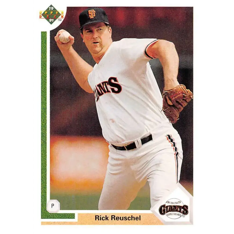 1991 Upper Deck #249 Rick Reuschel EX Excellent San Francisco Giants Baseball Card - Baseball Card Single