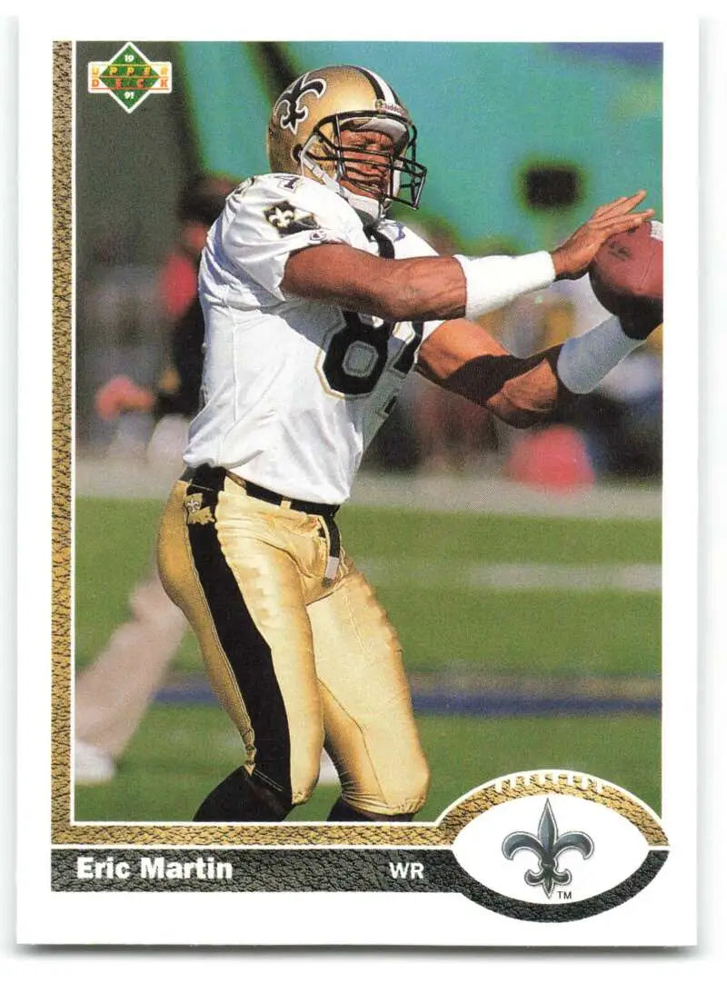 1991 Upper Deck #250 Eric Martin NM-MT New Orleans Saints Football Card - Football Card Single