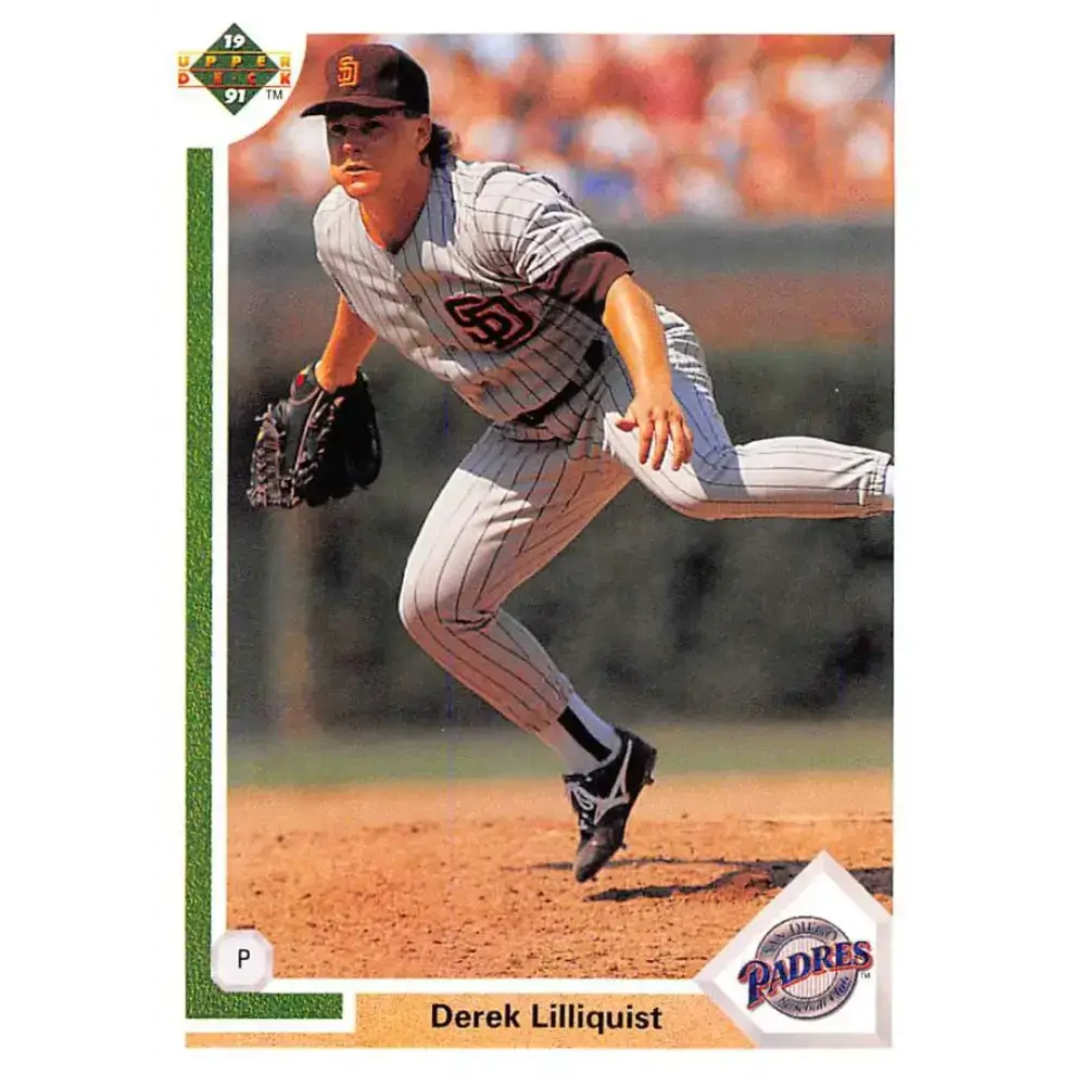 1991 Upper Deck #251 Derek Lilliquist NM-MT San Diego Padres Baseball Card - Baseball Card Single