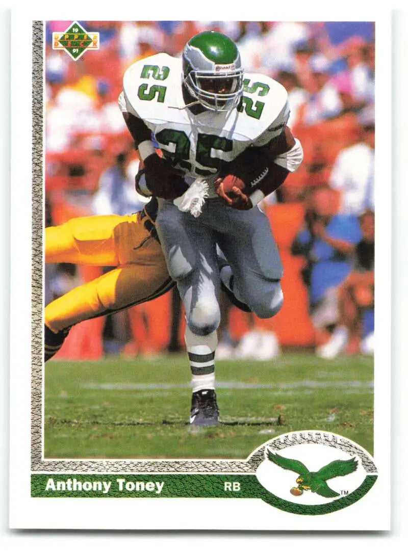 1991 Upper Deck #252 Anthony Toney NM-MT Philadelphia Eagles Football Card - Football Card Single