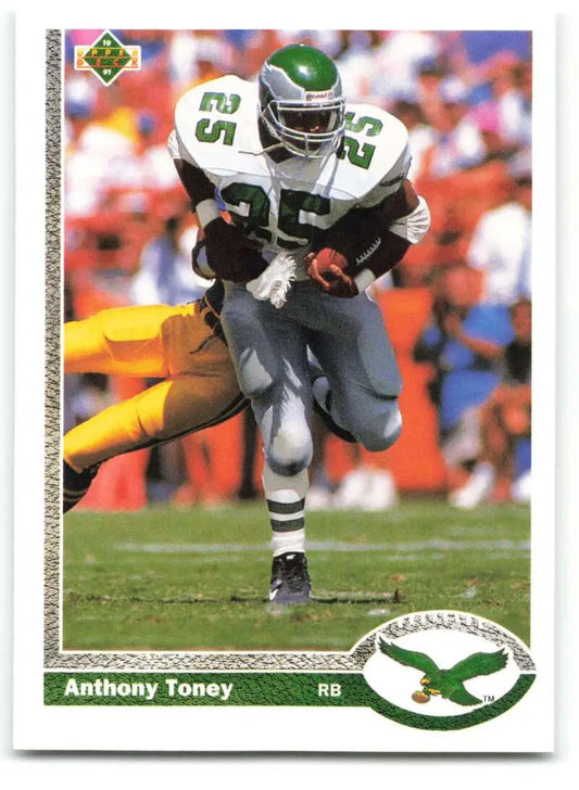 1991 Upper Deck #252 Anthony Toney NM-MT Philadelphia Eagles Football Card - Football Card Single