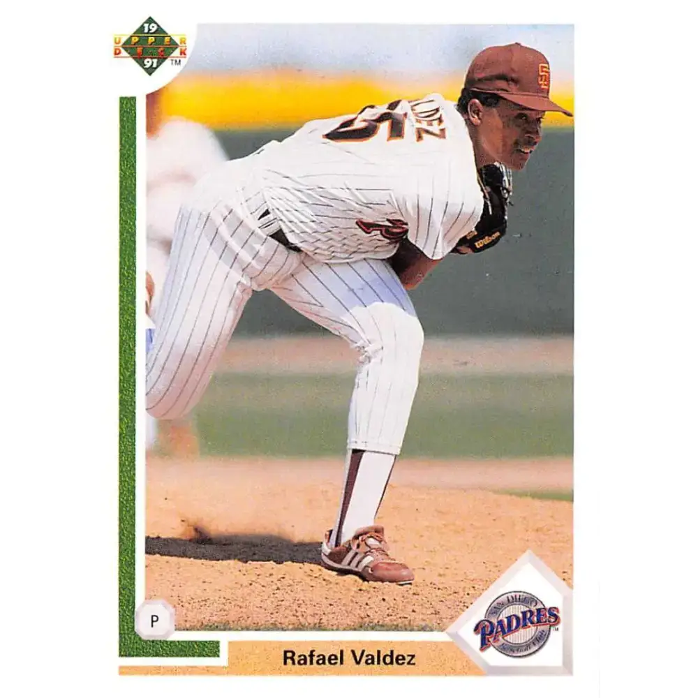 1991 Upper Deck #253 Rafael Valdez UER NM-MT San Diego Padres Baseball Card - Baseball Card Single