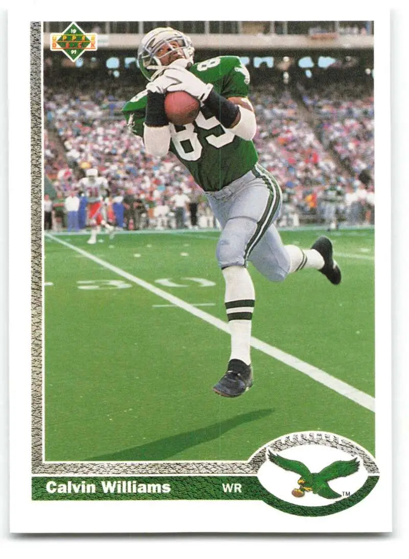 1991 Upper Deck #254 Calvin Williams NM-MT Philadelphia Eagles Football Card - Football Card Single