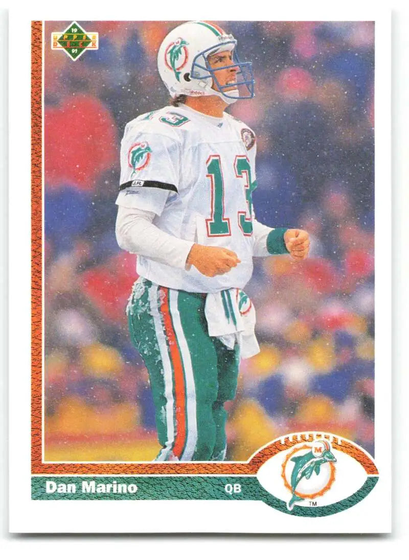 1991 Upper Deck #255 Dan Marino NM-MT Miami Dolphins Football Card - Football Card Single