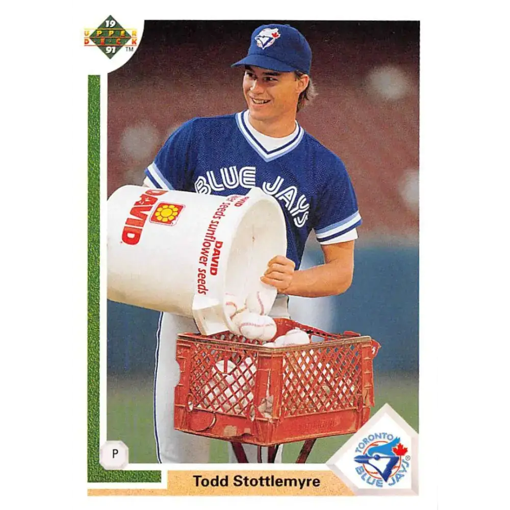 1991 Upper Deck #257 Todd Stottlemyre EX Excellent Toronto Blue Jays Baseball Card - Baseball Card Single