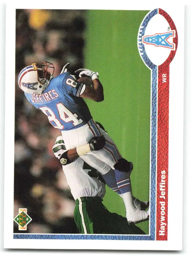 1991 Upper Deck #258 Haywood Jeffires NM-MT Houston Oilers Football Card - Football Card Single