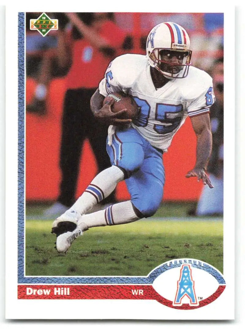 1991 Upper Deck #260 Drew Hill NM-MT Houston Oilers Football Card - Football Card Single
