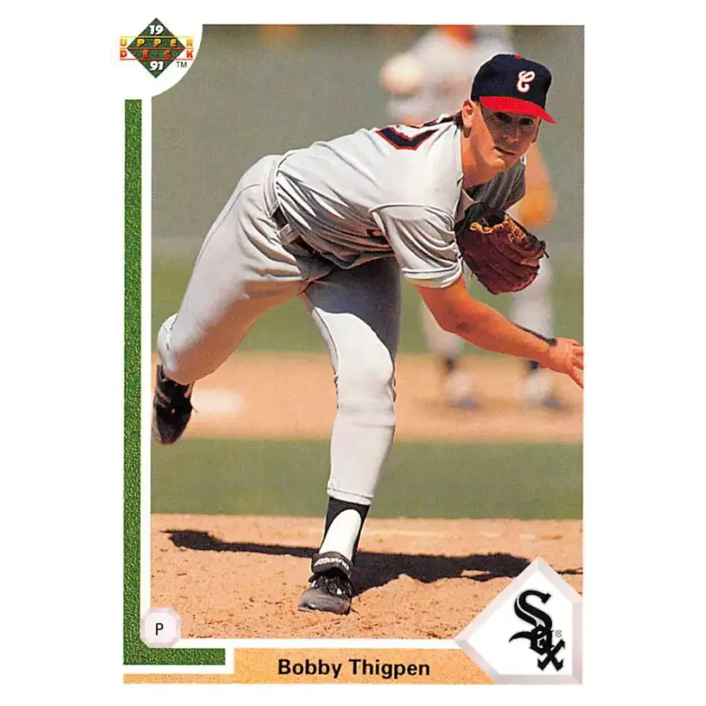 1991 Upper Deck #261 Bobby Thigpen EX Excellent Chicago White Sox Baseball Card - Baseball Card Single