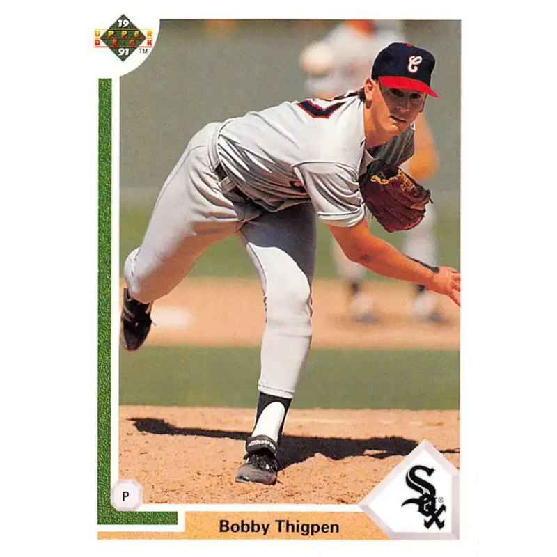 1991 Upper Deck #261 Bobby Thigpen EX Excellent Chicago White Sox Baseball Card - Baseball Card Single