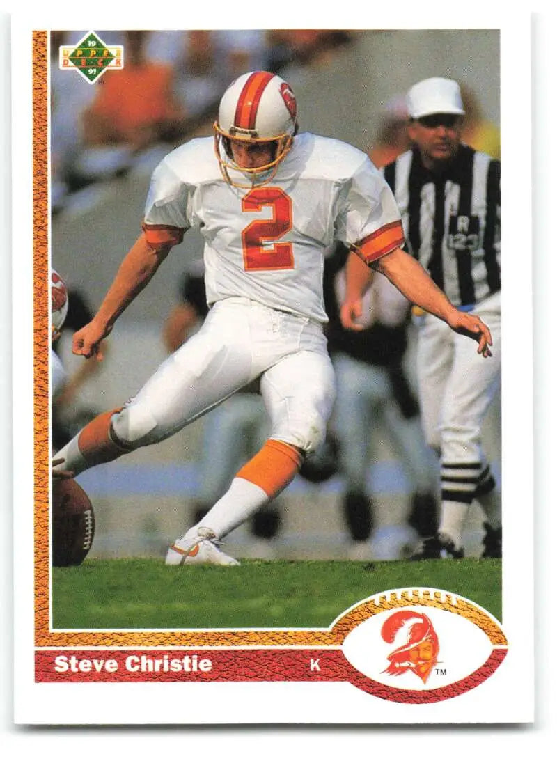 1991 Upper Deck #263 Steve Christie NM-MT Tampa Bay Buccaneers Football Card - Football Card Single