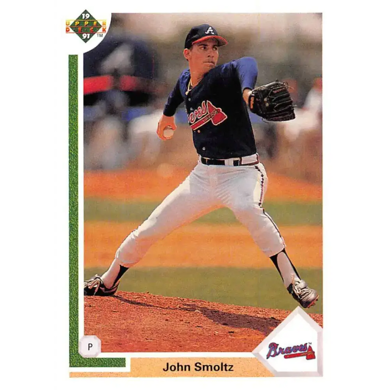 1991 Upper Deck #264 John Smoltz NM-MT Atlanta Braves Baseball Card - Baseball Card Single