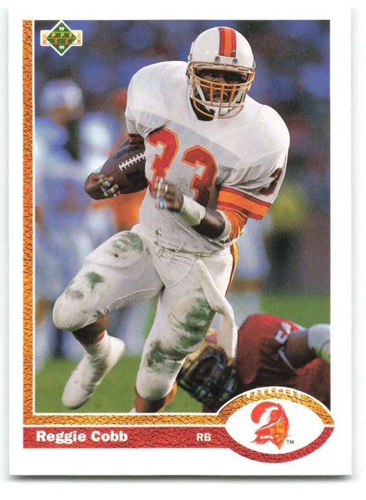 1991 Upper Deck #265 Reggie Cobb NM-MT Tampa Bay Buccaneers Football Card - Football Card Single