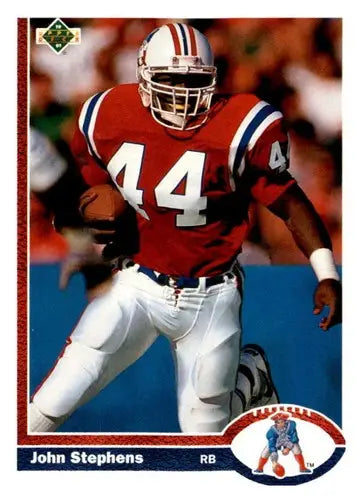 1991 Upper Deck #266 John Stephens NM Near Mint Patriots - Football Card Single