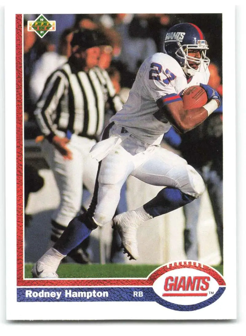 1991 Upper Deck #269 Rodney Hampton NM-MT New York Giants Football Card - Football Card Single