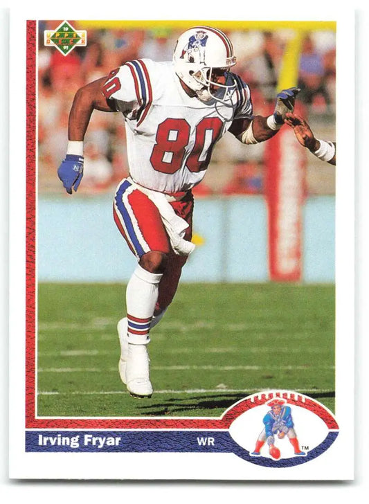1991 Upper Deck #270 Irving Fryar NM-MT New England Patriots Football Card - Football Card Single